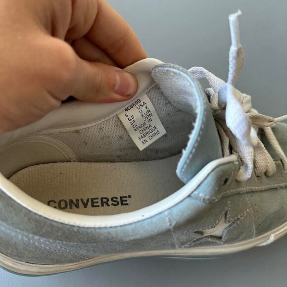 Rare Vintage 90s Blue Platform Chunky Converse One Star - Picture 8 of 8